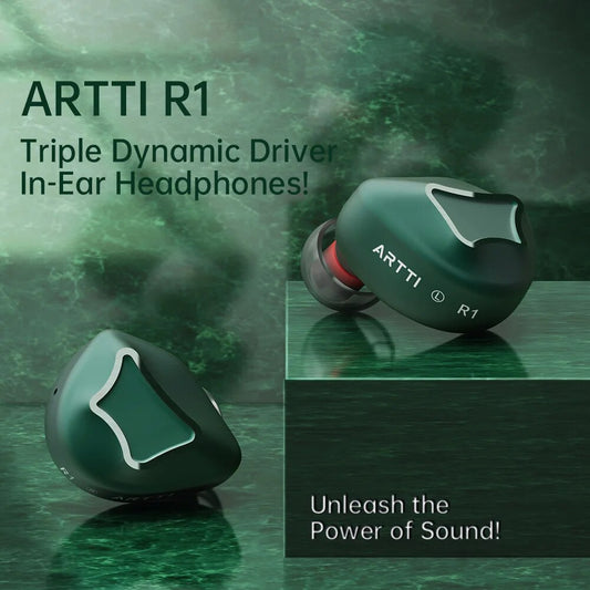 ARTTI R1 Triple Dynamic Driver HIFI In-ear Headphone for music lovers