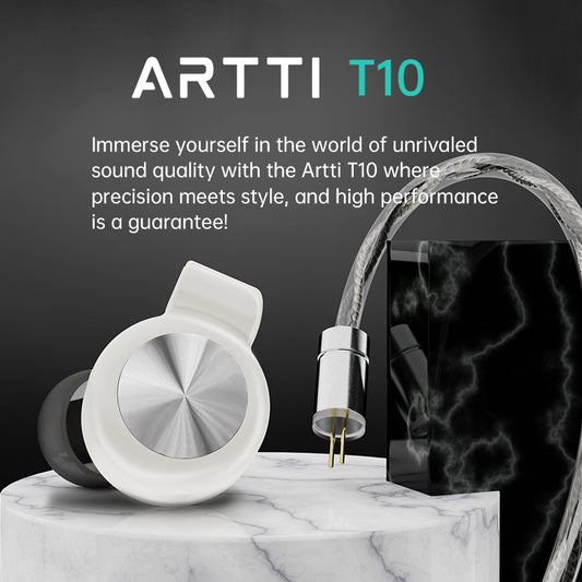 Artti T10 Huge Planar Headphones Wired In-Ear Monitors HIFI Earphones