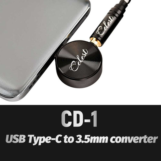 Celest CD-1 USB Type-C to 3.5mm Decoding DAC Amp 384kHz/32bit Headphone Adapter Chip Converter For HiFi Music Earphone