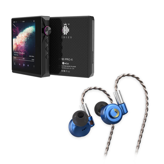 HIDIZS AP80 PRO-X music players + LETSHUOER D13 in-ear headphones
