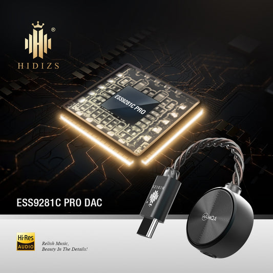 HIDIZS S3 PRO Portable DAC AMP Adapter Dongle MQA Headphone Amplifier