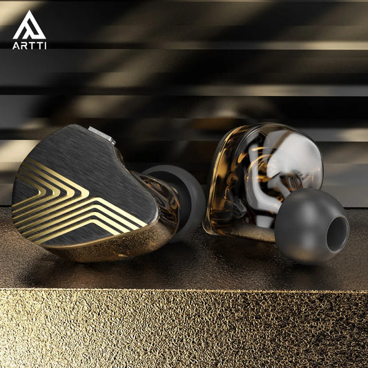 ARTTI TR1 1DD+1BA Wired HiFi In Ear IEMs Headphone Beryllium-plated Dynamic Driver Monitor Earphones