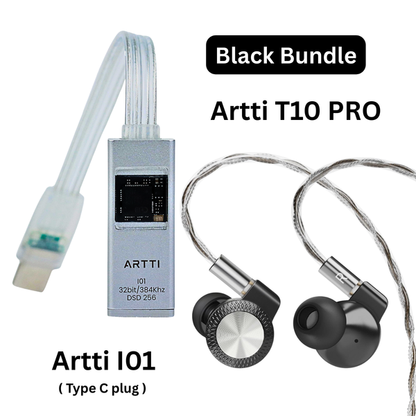 ARTTI I01 + T10 Pro Bundle | Hi-Fi Planar Earphones + Portable DAC