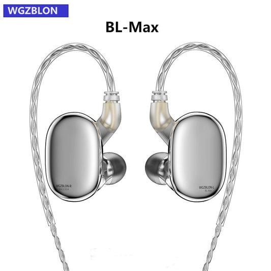 BLON BL-Max Dual Dynamic In Ear Monitor IEM HIFI Wired Headphones