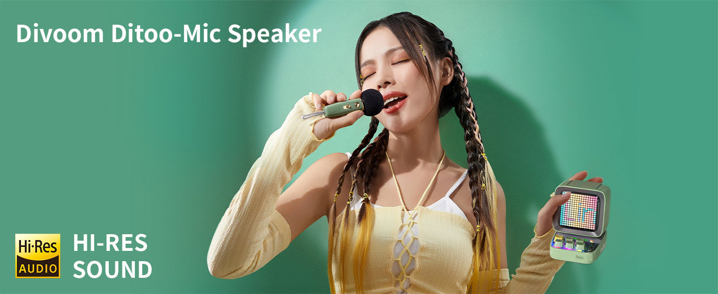 Divoom-Ditoo-Mic-Bluetooth-Speaker-with-Karaoke-Microphone-D1