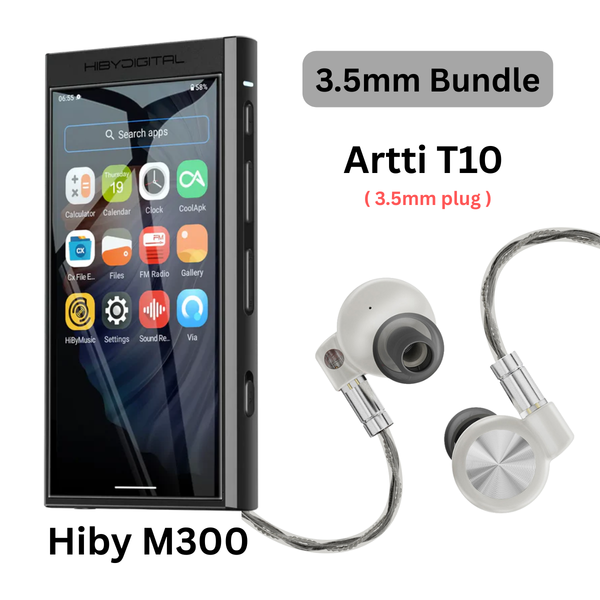 Hiby M300 Music Player + Artti T10 Planar IEM