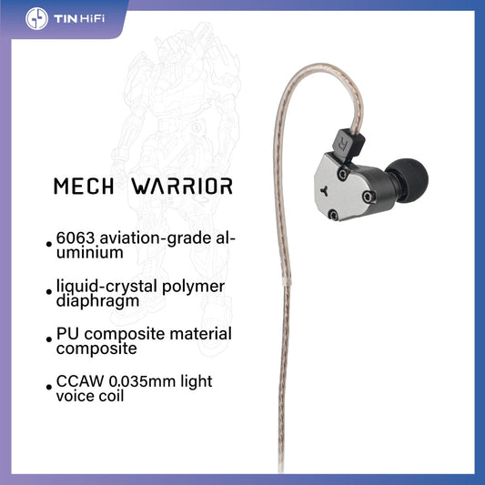 TINHIFI C2 Mech Warrior Hifi Earphone In Ear Monitors Wired Headphones