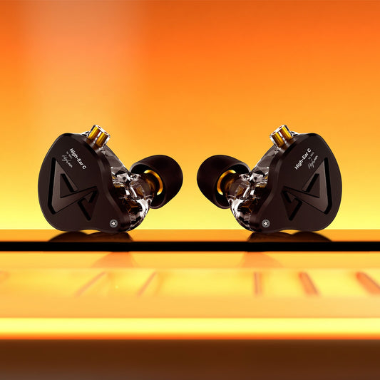 iKKO High-Ear C Wired Earphone HIFI Headphones 23Ω 108dB 20-40KHz Monitoring Grade IEMs Headset Music Earbuds In Ear Monitor